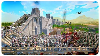 3,000,000 Persian Army Siege on Knights' Fortress - Ultimate Epic Battle Simulator UEBS 2 (4K)