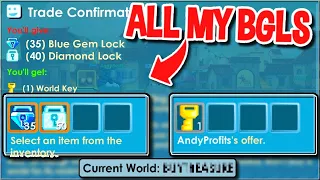 I SPENT ALL MY BGLS ON A WORLD IN GROWTOPIA...