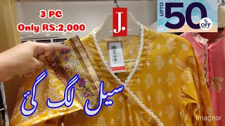 J. Junaid Jamshed 50% Off Sale 2023 | J. End Season Sale September 30, 2023