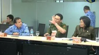 26 Nov 2012 Wagub Bpk. Basuki T. Purnama Menerima Paparan Dinas Perumahan Part 2/2
