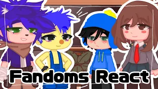 Fandoms React || DHMIS, MHA, SONIC, and South Park