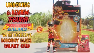 KUASA INFERNO ! Figura Boboiboy Galaxy Blaze + Exclusive Fgura Card - Unboxing & Review