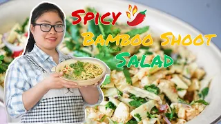 Healthy Southeast Asian Food: Spicy Bamboo Shoot Salad