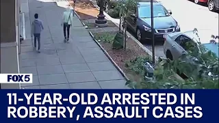 11-year-old arrested in connection with robbery, assault cases