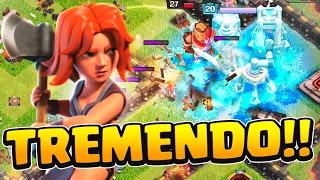 Este EJERCITO de VALQUIRIAS gana a cualquier Ayuntamiento 🔥 Clash Of Clans