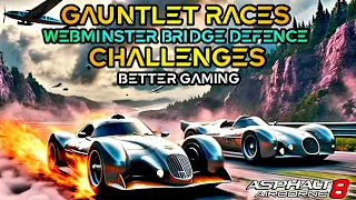 Asphalt 8 Gauntlet Challenges | Webminster Bridge Defence | Asphalt 8 Update66