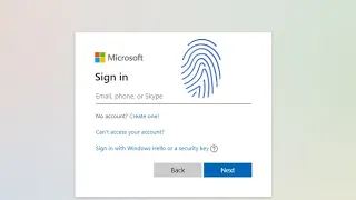 You can now use a Passkey to Access your Microsoft Account using your Face, Fingerprint or PIN