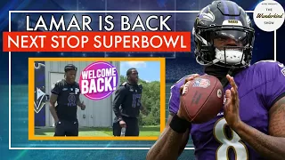 BREAKING: LAMAR JACKSON IS BACK AT OTAS AND THE ONLY THING ON HIS MIND IS SUPERBOWL!!! #1021