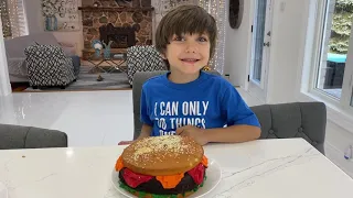 Zack Cake & food challenge for Dad
