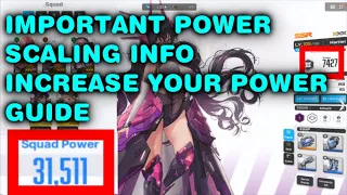 Nikke Power Guide - How to Increase your Squad Power to Progress Story - Recommended Strength Level