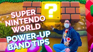 How to use the Power-Up Band at Super Nintendo World! | Collect coins, stamps, & secret blocks