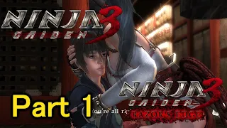 Ninja Gaiden 3 vs Ninja Gaiden 3: Razor's Edge differences comparison supercut - Day 1