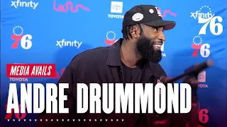 Andre Drummond Chats Preseason Debut & Playing for Doc (10.04.21)
