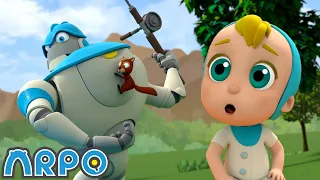ARPO The Robot | PICNIC PROBLEMS!!! | Funny Cartoons for Kids | Arpo and Daniel