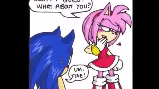 Sonamy comic - First Kiss