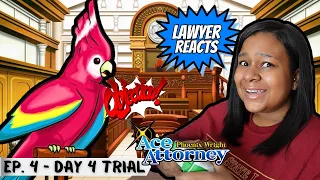 Real Lawyer Reacts to Phoenix Wright: Ace Attorney GAME | Ep 4 Day 4 Trial - Turnabout Goodbyes