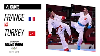 FRANCE vs TURKEY | KARATE Kumite Men's 67Kg FINAL | Highlights | Olympic Games - Tokyo 2020