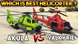 GTA 5 ONLINE : AKULA VS VALKYRIE (WHICH IS BEST HELICOPTER ?)