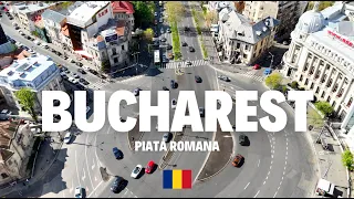 Bucuresti Romania | Piata Romana | ASE Bucuresti | Drone Video 4K Ulta HD