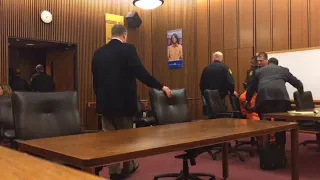 Cleveland man convicted of bar shooting refuses to leave courtroom after verdict