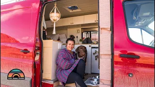 Her DIY Ford Transit Camper Van - Solo Female Vanlife At 26 Years Young