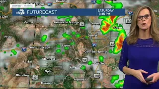 Denver weather: Scattered storms likely through weekend