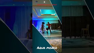 Зажигательные танцы на вечерней анимации в отеле aqua mondo 5* Египет