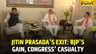 Fresh Blow To Congress, Rahul Gandhi's Ex-Aide Jitin Prasada Quits Congress, Defects To BJP