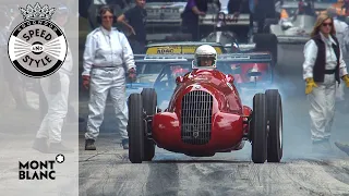 Wild on-edge hillclimb from 80-year-old Alfa Romeo