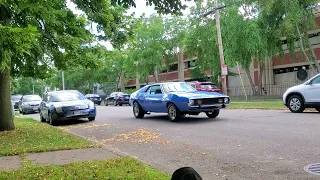 2022 AMC car show parade, right past my house.