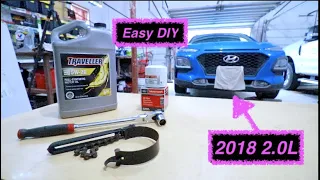 How to change hyundai kona engine oil