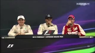 Vettel And Rosberg in Japan GP