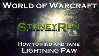 2018 World of Warcraft: How to Find and Tame Lightning Paw