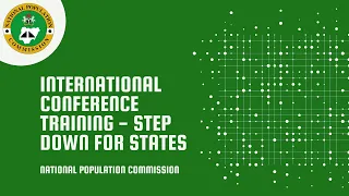 Step Down Training for International Conference Trainings - NPC