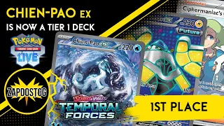 1st Place Chien Pao ex Deck - Temporal Forces Meta (Pokemon TCG)