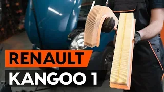 How to change air filter on RENAULT KANGOO 1 (KC) [TUTORIAL AUTODOC]