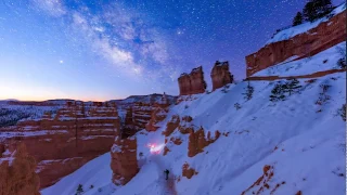 Bryce Canyon Winter Wonderland Milky Way
