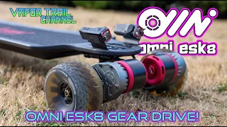 Omni ESK8 GEAR DRIVE! Convert To Gear Drive, With Tons Of Versatility!