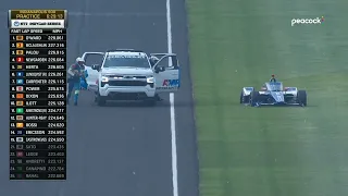 Linus Lundqvist HARD Into Turn 2 Wall at Indy 500 Practice 4