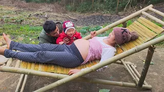 I made for my wife and son a very beautiful bamboo hammock (ep50).