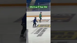 Mic’d up 9 Year Old Hockey Player!!! #hockey #icehockey #passing #skating #cherrypicker #sitdown