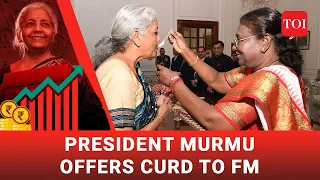 Budget Session 2024: Union Finance Minister Nirmala Sitharaman meets President Murmu | Watch