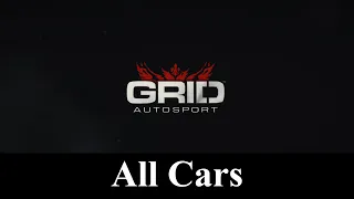 GRID Autosport Car List