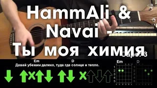 HammAli & Navai  - Ты моя химия  Разбор песни  Аккорды и Бой  Без баррэ