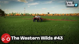 Spraying Weeds, Harvesting Corn & Soybeans - The Western Wilds #43 FS22 Timelapse