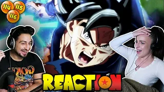 THE GREATEST KAMEHAMEHA!! 🔥Dragon Ball Super Episodes 114, 115 & 116 REACTIONS! | Goku vs Kefla