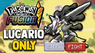 CAN I BEAT POKEMON INFINITE FUSION USING ONLY LUCARIO FUSIONS?