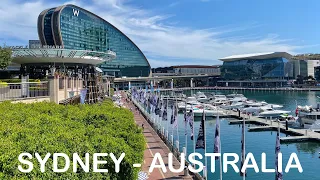 Darling Harbour - George Street, Sydney - Australia Walking Tour