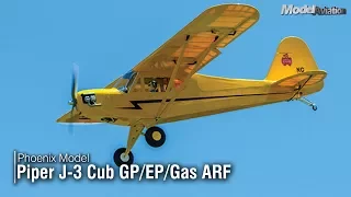 Phoenix Model Piper J-3 Cub GP/EP/Gas ARF - Model Aviation