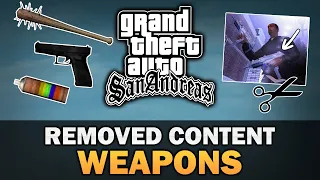 GTA SA - Removed Weapons [Text video]